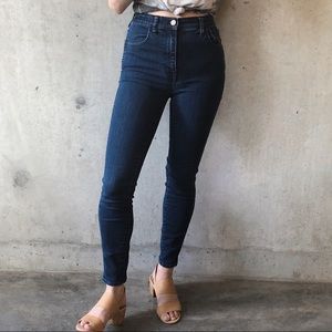 Madewell high rise skinny jeans, size 25